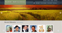 Desktop Screenshot of munderlohfuneralhome.com