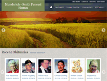 Tablet Screenshot of munderlohfuneralhome.com